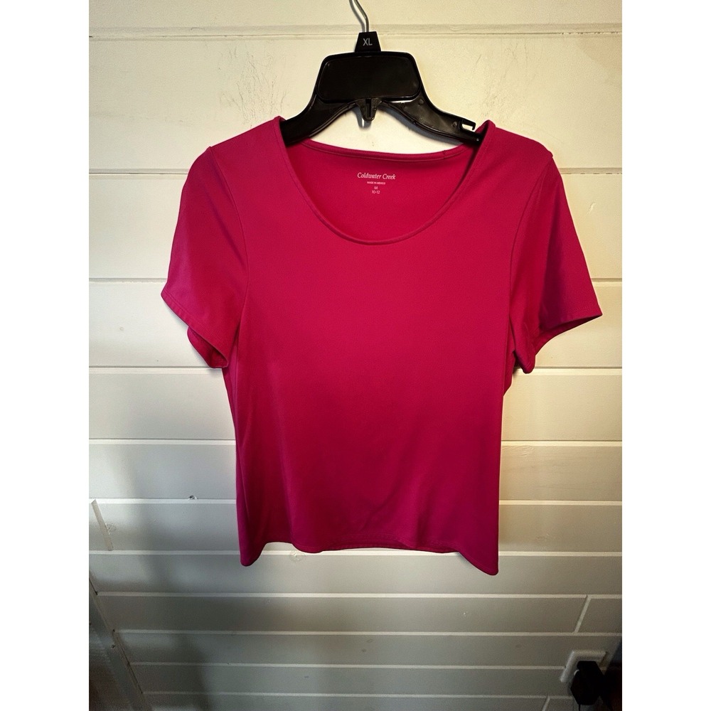 Cold Water Creek Woman's Medium Pink Top